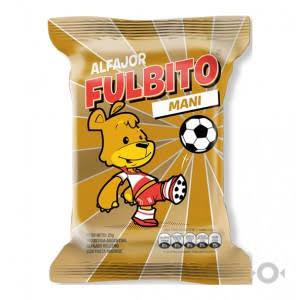 ALFAJOR FULBITO mani 25 g (comprando 10 o más precio mayorista)